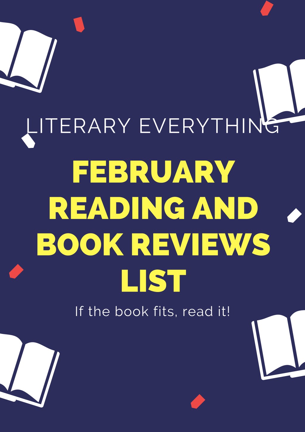 February 2019 Reading and Book Reviews&nbsp;List