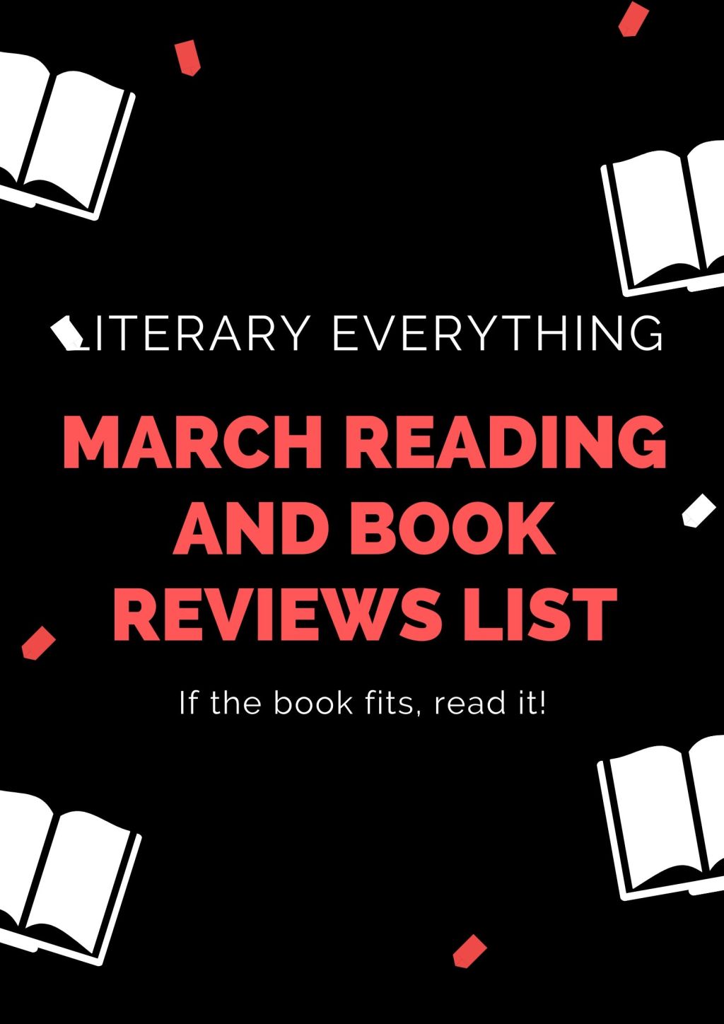 March 2020 Reading and Book Reviews&nbsp;List